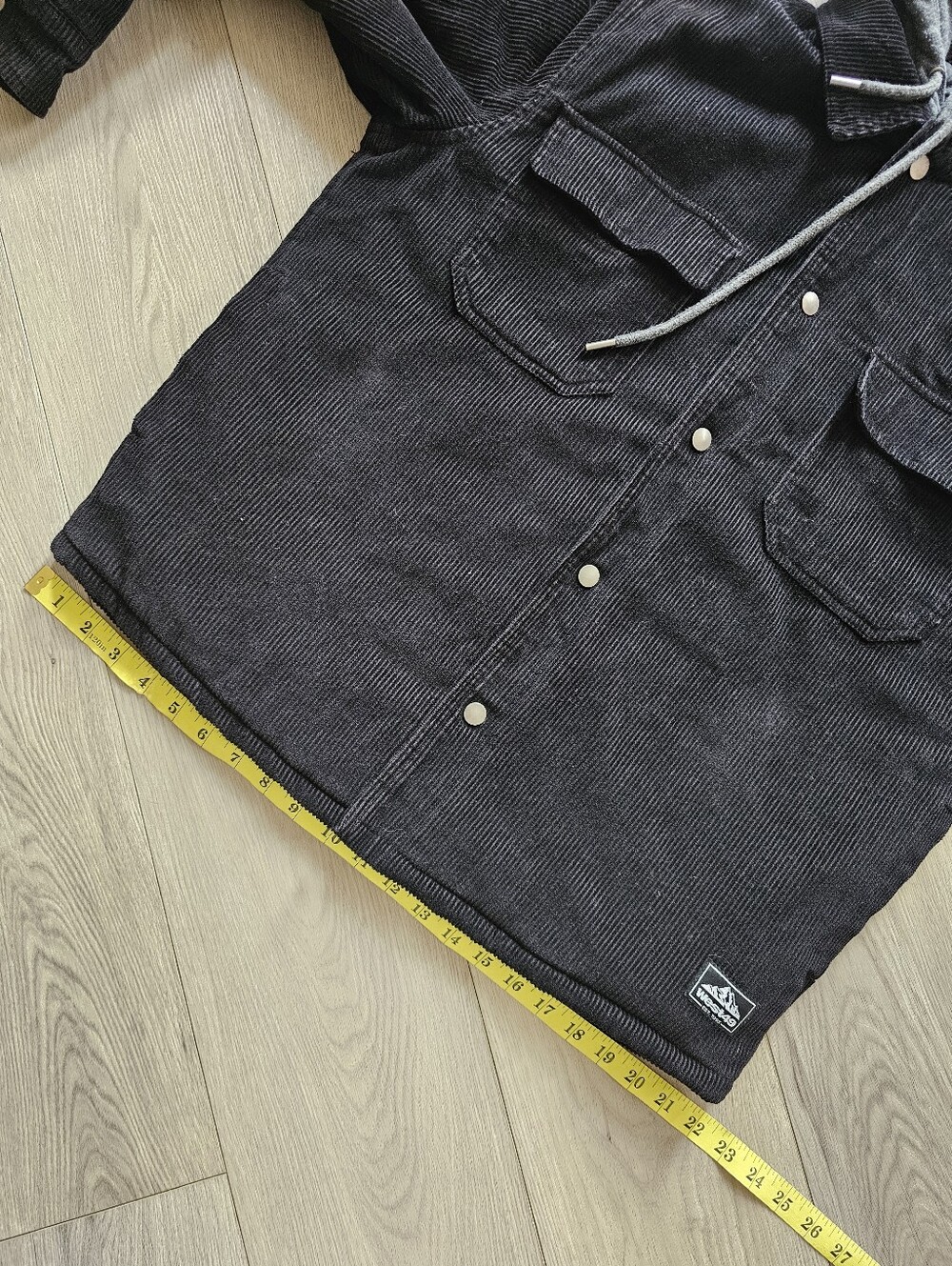 West 49 Corduroy Hooded Autumn Fall Jacket, Small - Picture 12 of 13
